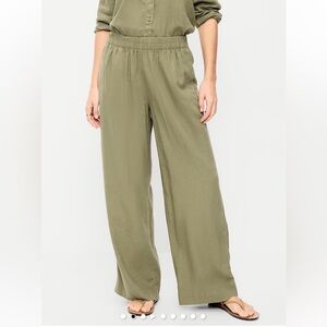 Old Navy wide leg linen blend pants